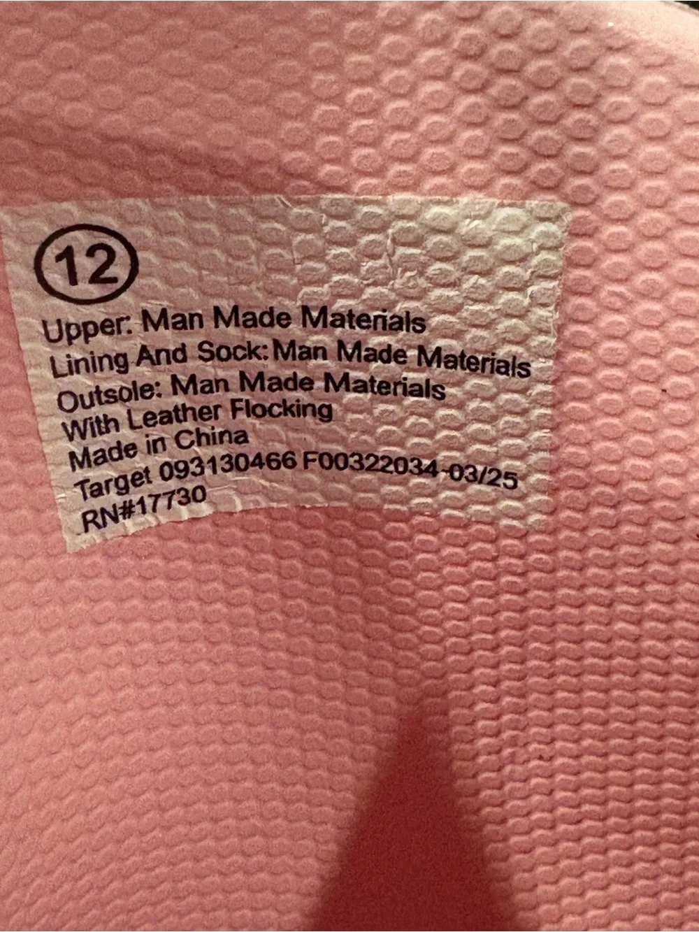 Toddler Eli Rain Boots Pink - Cat & Jack - SIZE 12